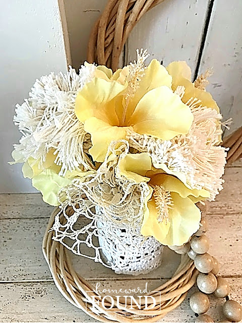 coastal style,beach style,entertaining,decorating,weekend makeover,diy decorating,summer,re-purposing,white,DIY,vintage style,boho style,neutrals,vintage,dollar store crafts,flowers,summer home decor, boho home decor, boho crafts, boho diy.