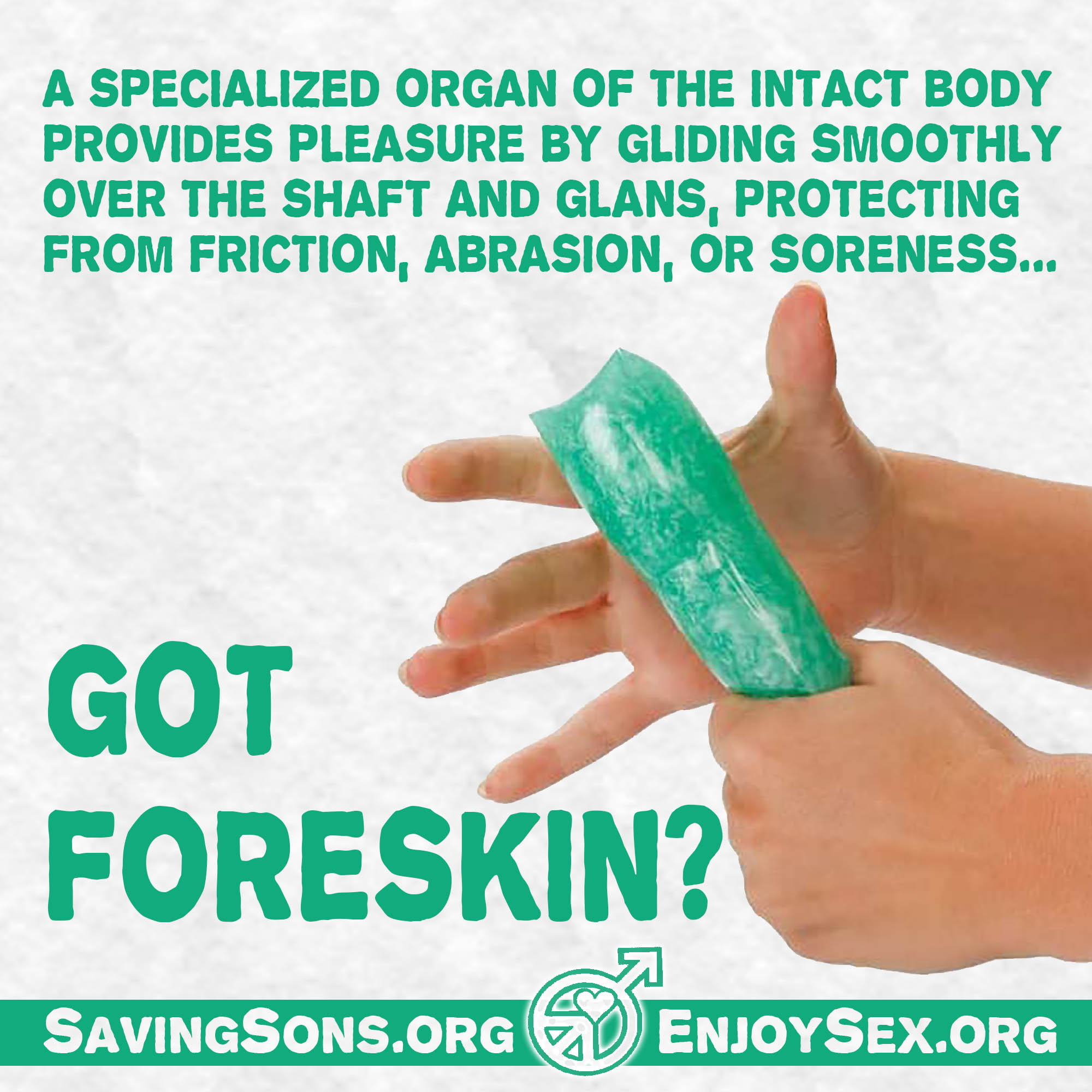 Saving Our Sons Foreskin and its 16+ Functions Not 'Just Skin'