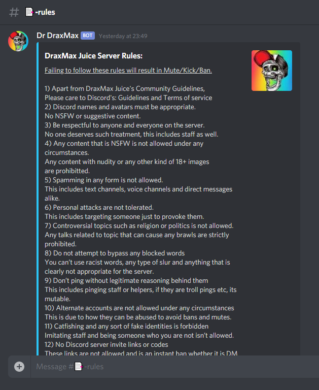 free-to-use-discord-server-rules-samples