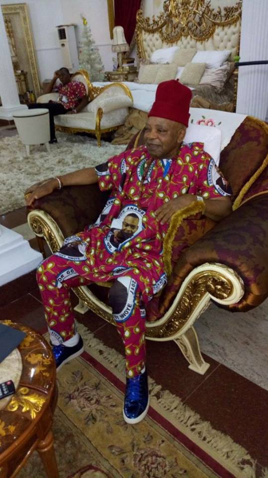 Photo of Prince Arthur Eze in his House in Ukpo Anambra State