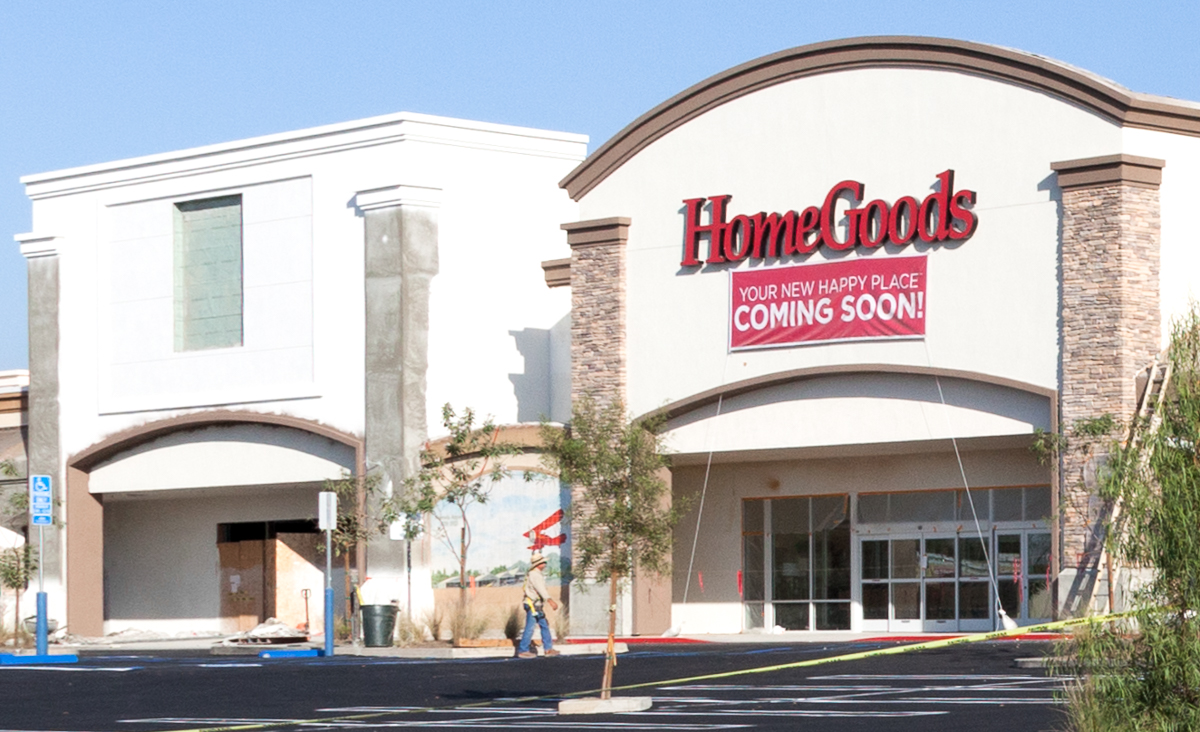 New Store Signs At Monrovia Landing Shopping Center