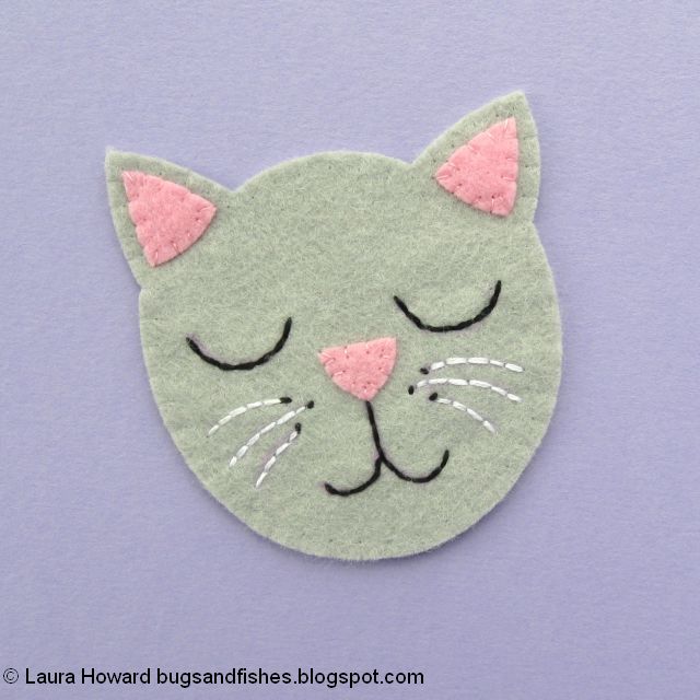 embroider the cat's whiskers