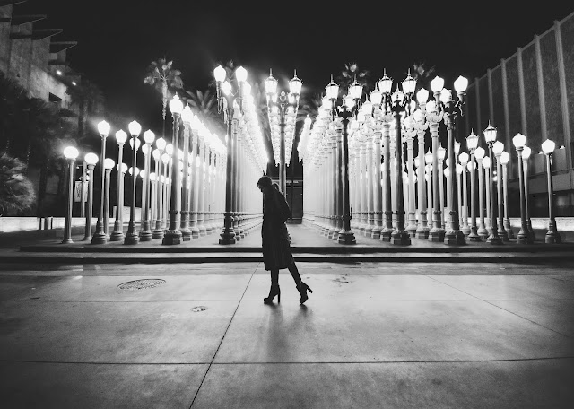 LA lights, fashion photo