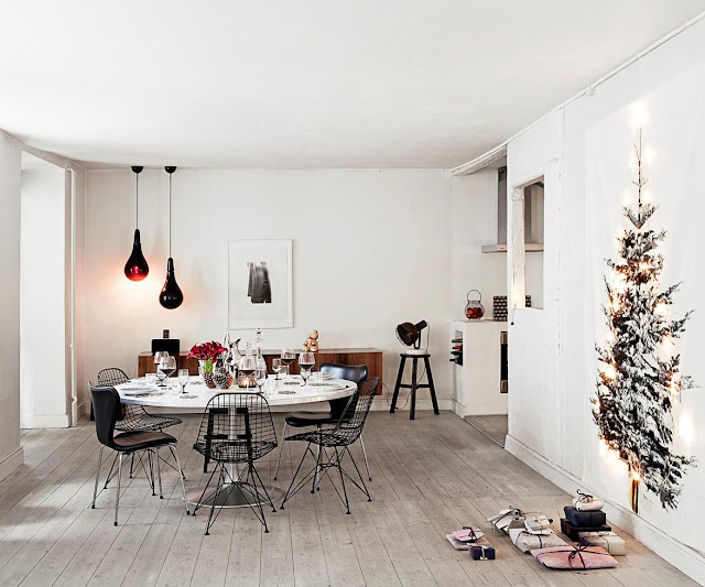 Noël 2016 / Inspirations#2 / Une déco avec un sapin alternatif /