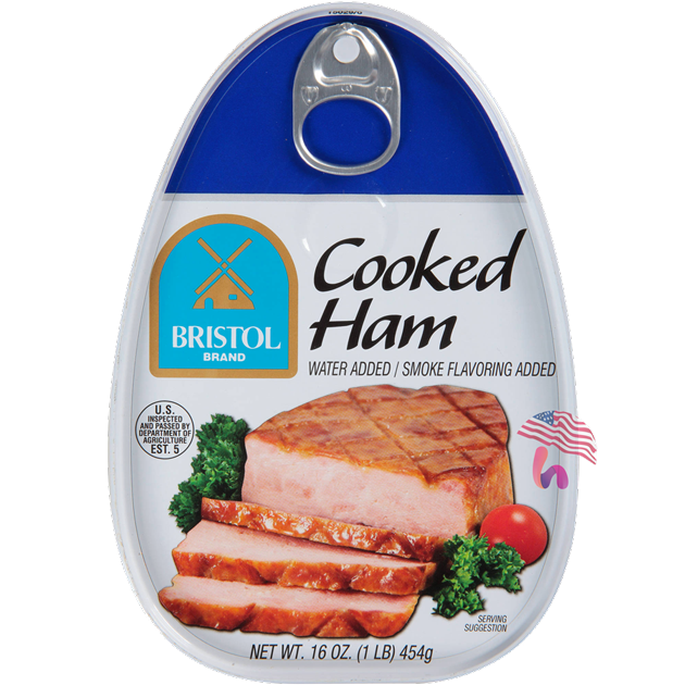 Thịt hộp Mỹ cao cấp COOKED HAM BRISTOL