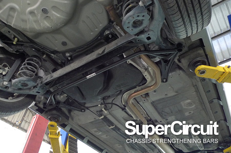SUPERCIRCUIT CHASSIS STRENGTHENING BARS Toyota Vios NCP150 Rear Lower