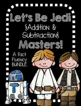 http://www.teacherspayteachers.com/Product/Addition-and-Subtraction-Jedi-Masters-fact-fluency-packet-BUNDLE-777189