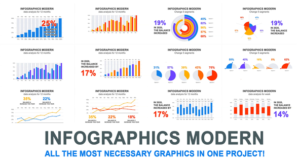 Animated 2D Infographics - After Effects Template