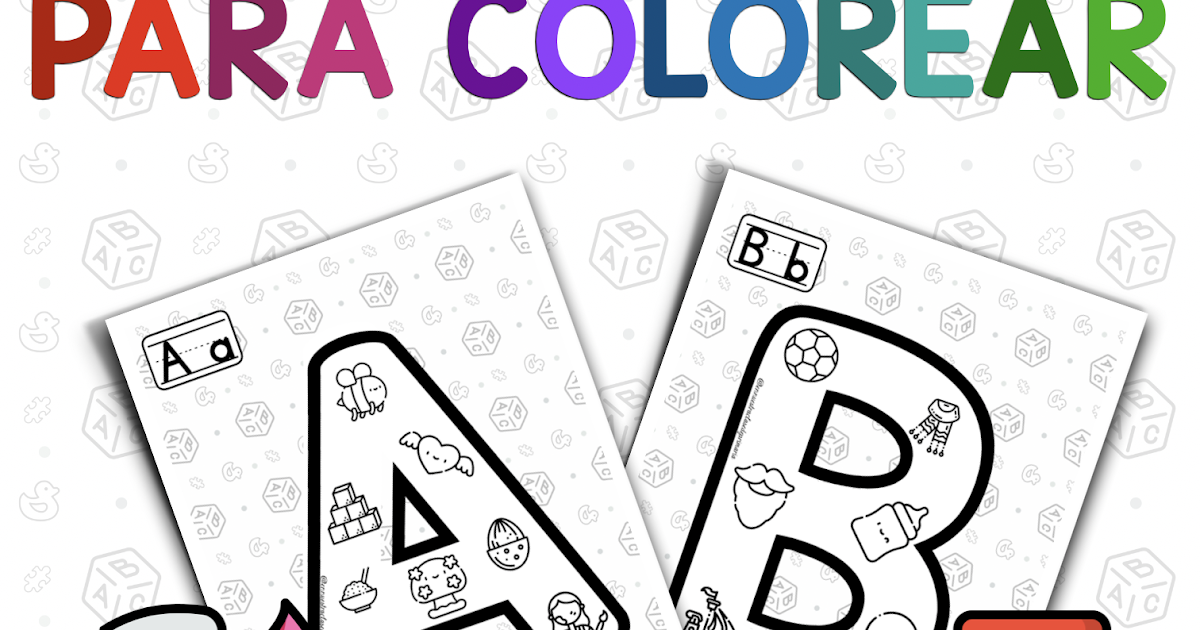 En nuestra clase de Primaria: ABECEDARIO PARA COLOREAR