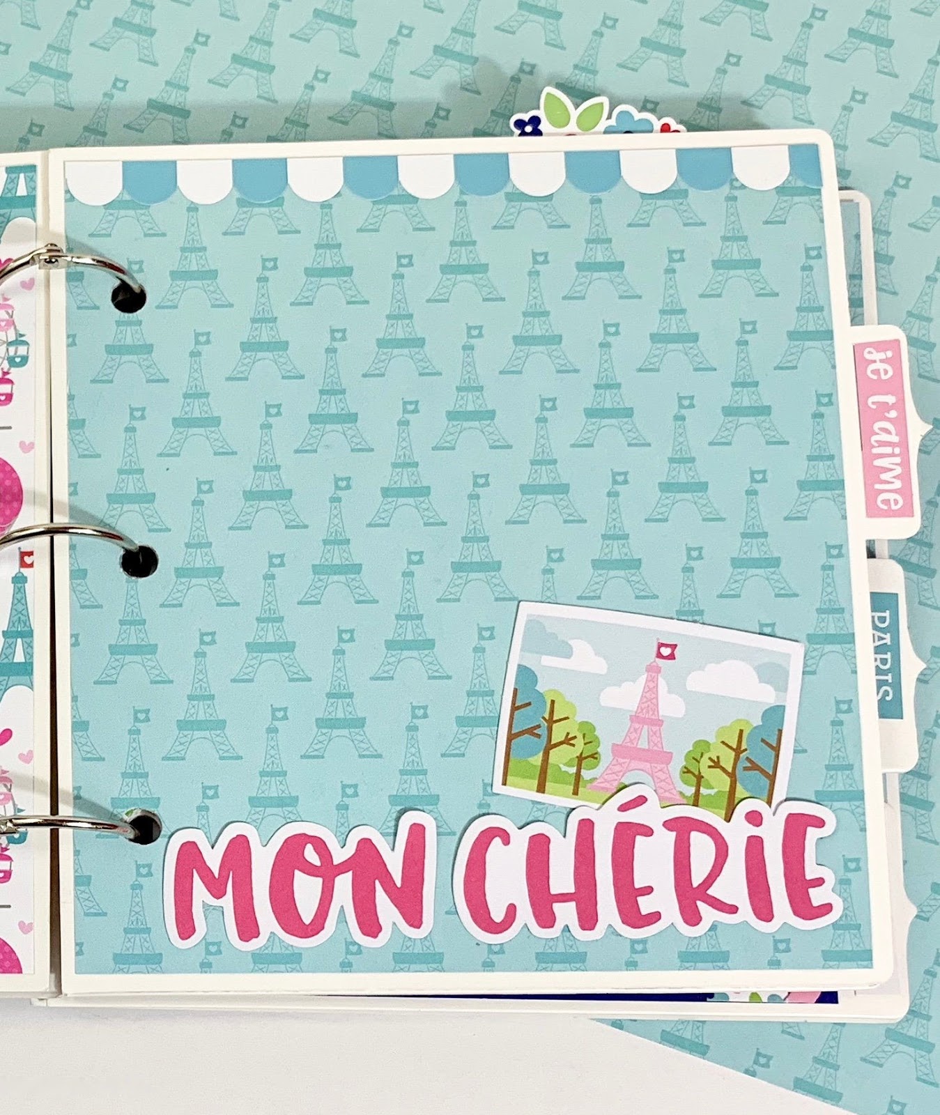 Paris Inspired Mini Album using 8×8 Paper Pad – Scrap Booking