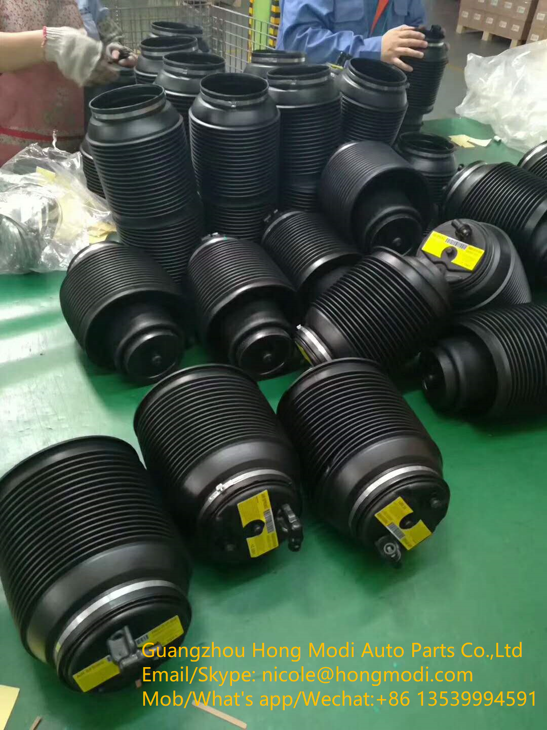 Air suspension shock, air suspension spring, air pillow, pneumatic