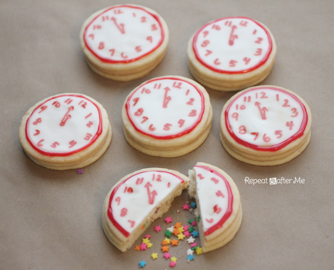Varun Dhawan Sex Xxx Real - New Years Confetti Clock Cookies - Repeat Crafter Me