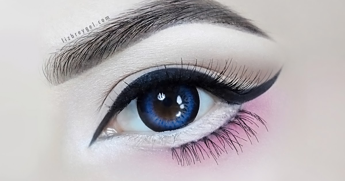 How to Do Big Anime Eye Look StepbyStep Makeup Tutorial January Girl