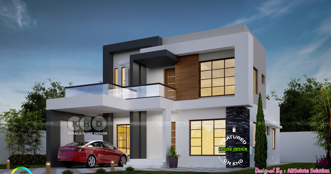 ₹1900/ sqft Cost Estimated Contemporary Home