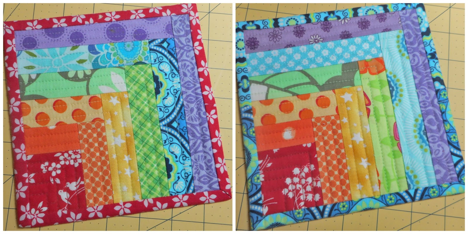 Log Cabin Quiltery BONUS POINTS TutorialA Layer Cake Quarter Log