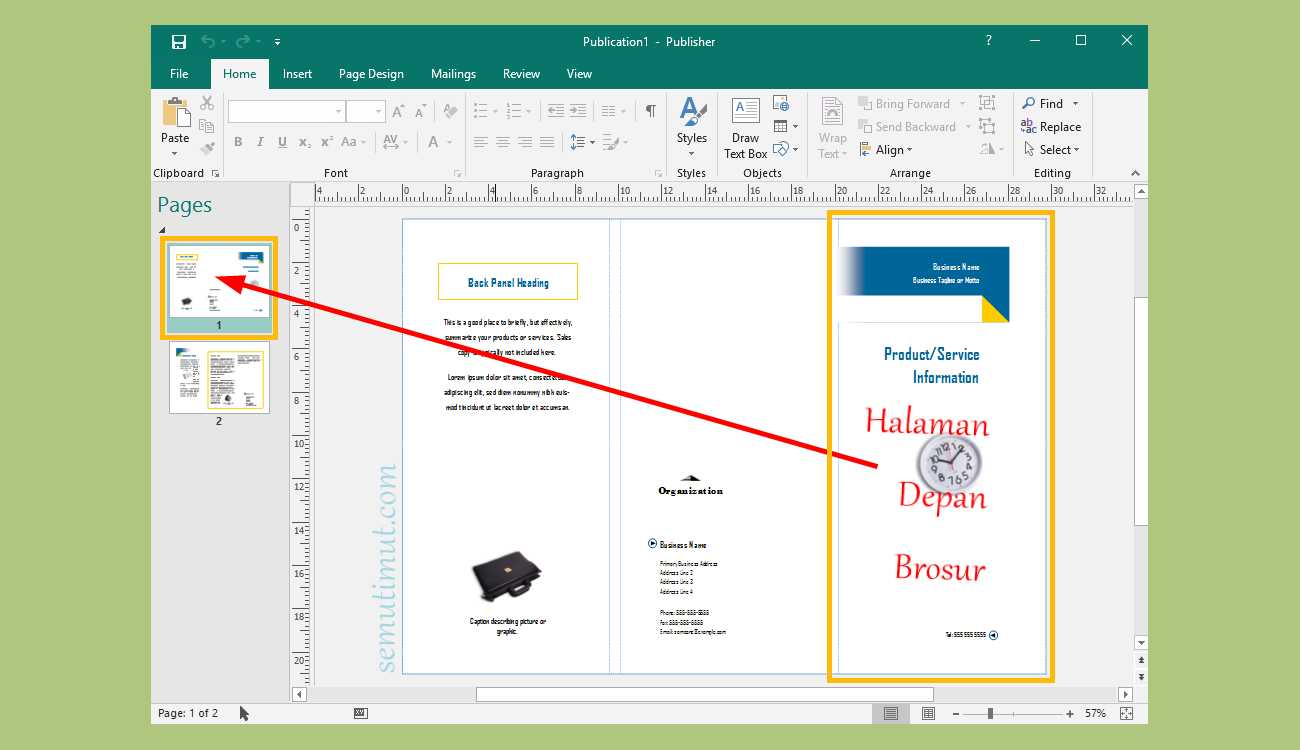 Cara Membuat Brosur Di Microsoft Publisher Lengkap - Semutimut - Tutorial Hp Dan Komputer Terbaik