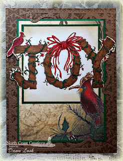 Stamps - North Coast Creations Joy, Our Daily Bread Designs Custom Decorative Corners Die,Our Daily Bread Designs Holly Pattern Mini, Our Daily Bread Designs Christmas Paper Collection 2013