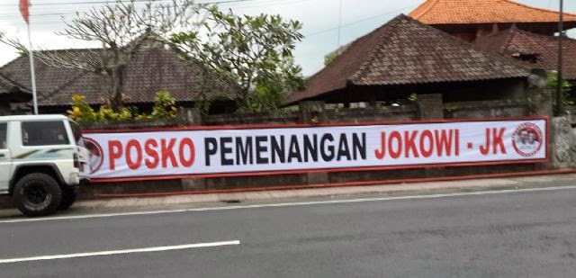 Menangkan Jokowi, Rumah Ketua DPC PDIP Tabanan Jadi Posko