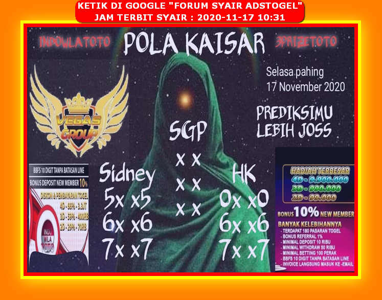 1 New Message Kode Syair Sydney 17 November 2020 Forum Syair Togel Hongkong Singapura Sydney