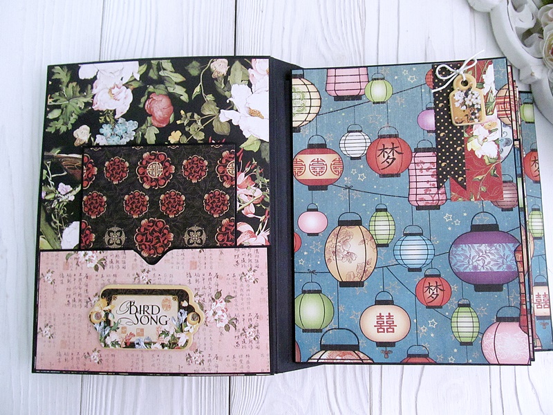 Kalalayaa's Art Stuido Graphic 45 Bird song scrapbook album