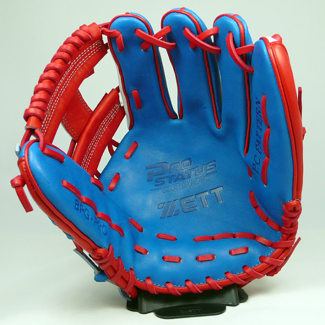 阿豆物流: ZETT PROSTATUS ORDER 頂級金標硬式內野手套紅藍白中華隊配色