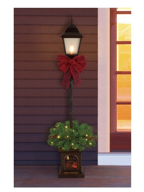 WALMART!! 4-foot Indoor Outdoor Pre-Lit Christmas Lamp Post Only $19.41!