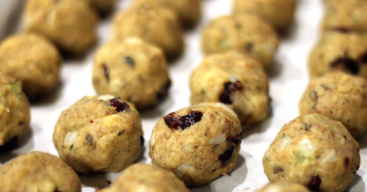 Cooking With Mary and Friends Holiday Stuffing Balls