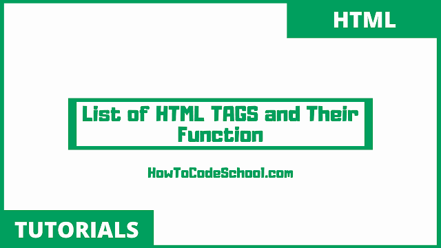 html tags list with examples html tags list with examples