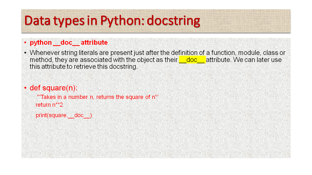 Data Types of Python: Mutable- List, Set, Dictionary; Immutable- Number ...