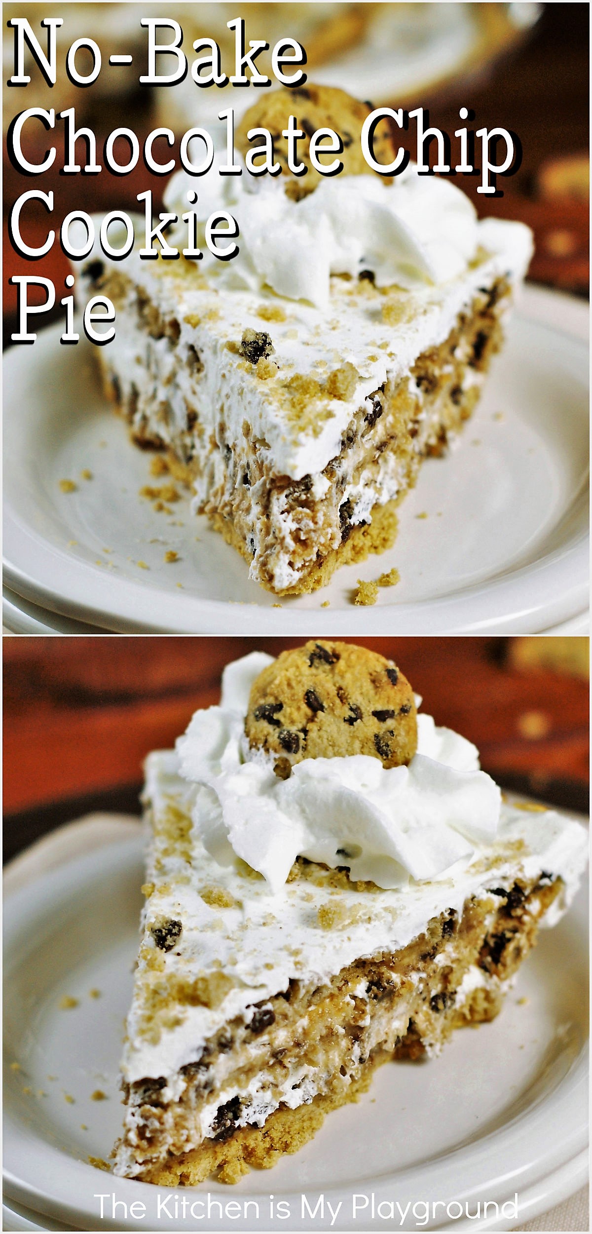 NoBake Chocolate Chip Cookie Pie (made with Chips Ahoy!) The Kitchen