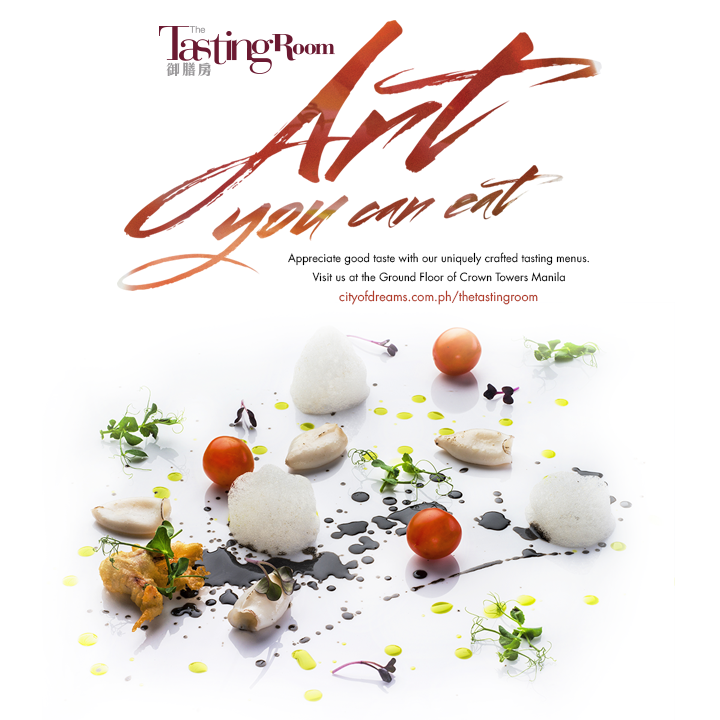 The Tasting Room Art You Can Eat. City of Dreams Manila Blog for