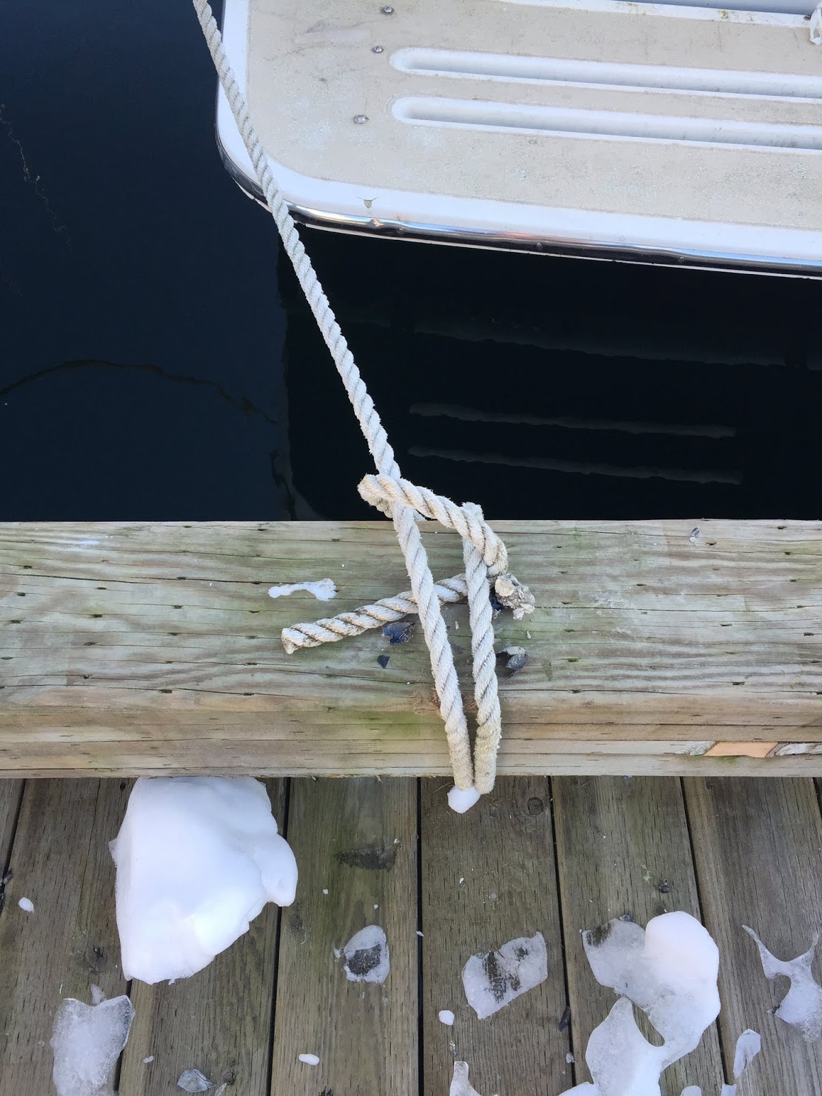 Denali Rose Tidbit Docking with Bull Rails Instead of Cleats