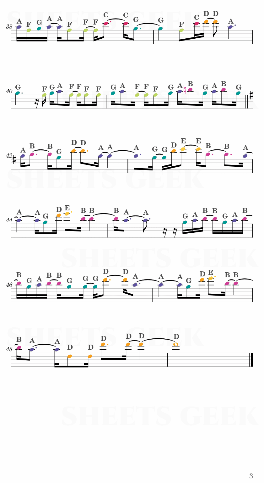 How Far I'll Go Moana Flute Piano Sheet Music
