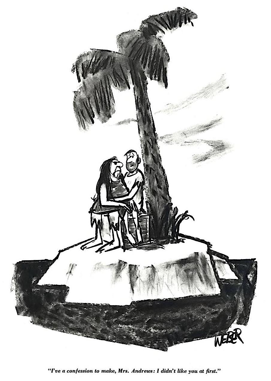 Weber cartoon 1965 a Weber cartoon 1965, a desert island cartoon for a men's magazine
