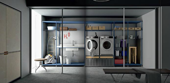 AZUL & BLUE: Lavaderos o cuartos de plancha