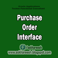 Purchase Order Interface, AskHareesh.blogspot.com