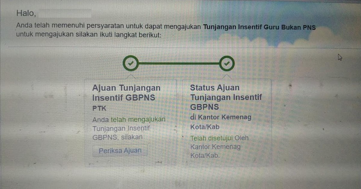 Pendma Kab. Mojokerto TUNJANGAN INSENTIF GBPNS 2021