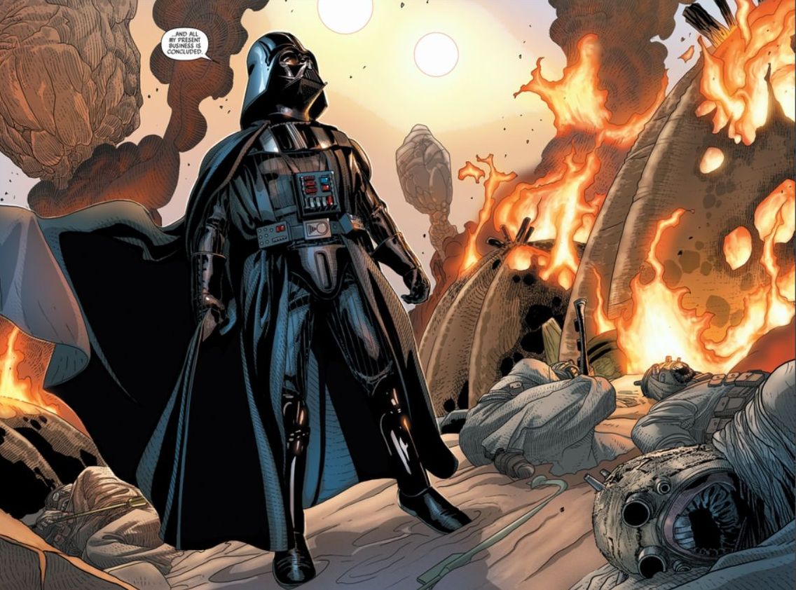 Back of the Head: Marveling at Darth Vader