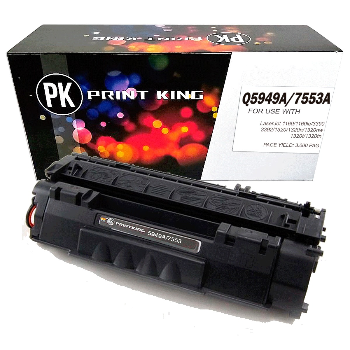 Toner Compatible Pk Hp Q5949A/Q7553A