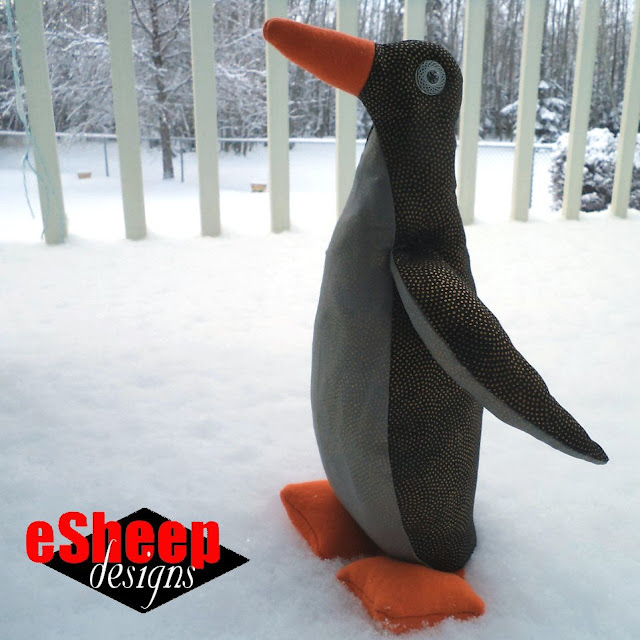 Purl Bee Penguin crafted by eSheep Designs