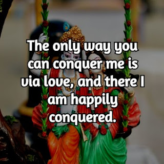 Radha Krishna quotes on love in English