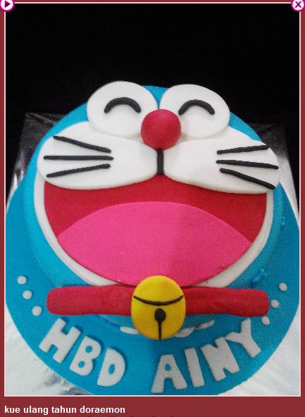 Gambar Kue Keren Ulang Tahun Tema Doraemon | Kumpulan Gambar Kue Ultah