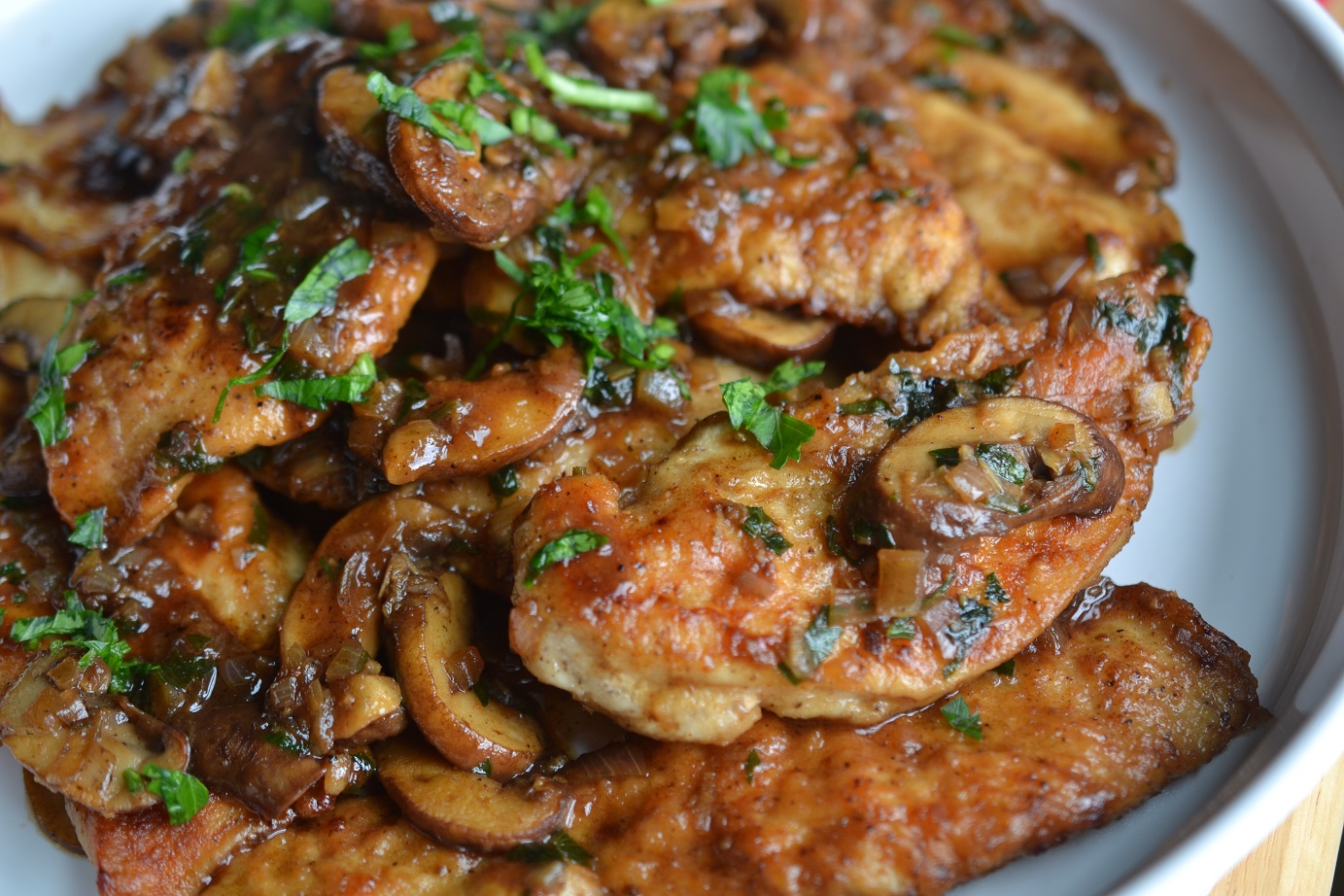 Greedy Girl Chicken Marsala