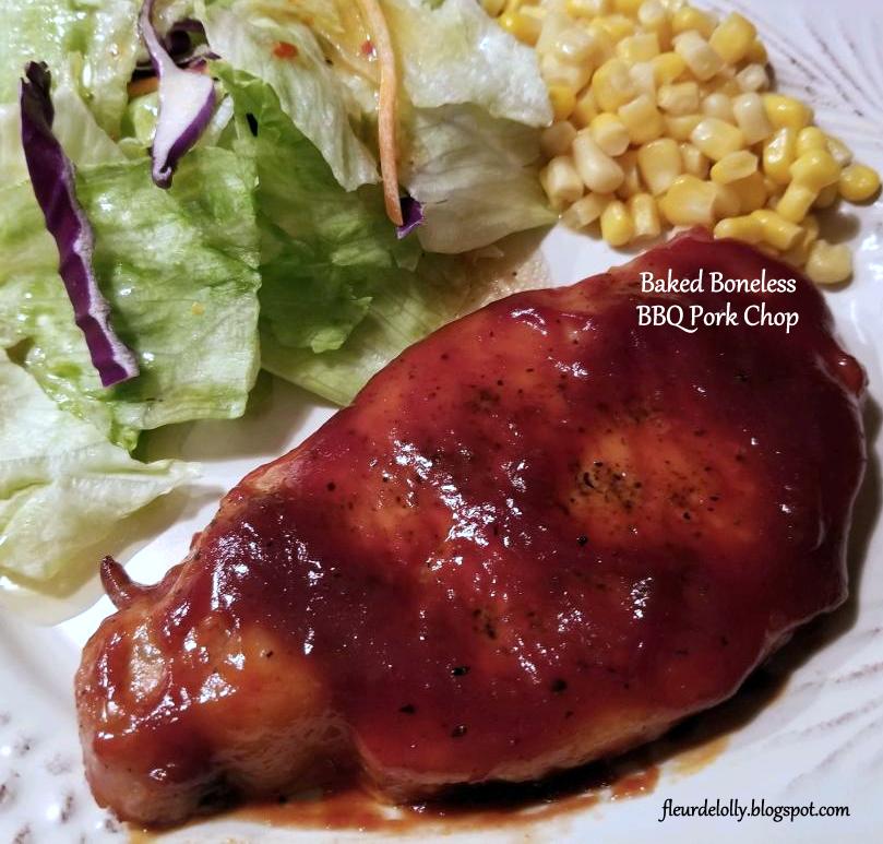 Fleur de Lolly Baked Boneless BBQ Pork Chops
