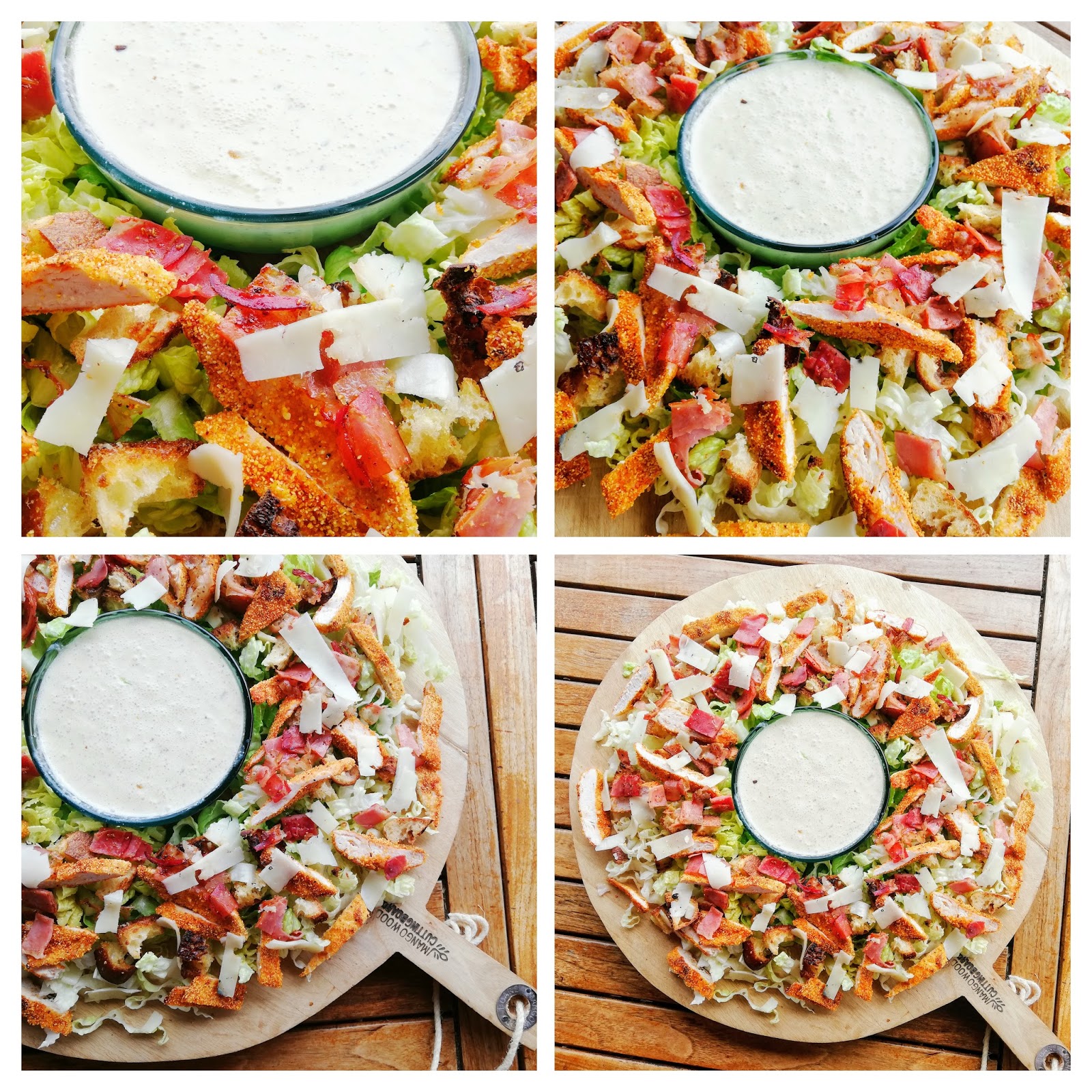 La main à la Pat SALADE CESAR DE JAMIE OLIVER