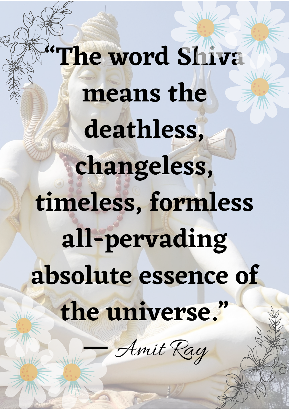 Motivational Tablets: Quotes on Shiva