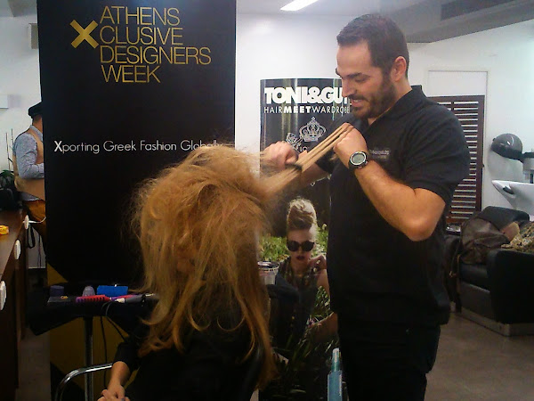 14th Athens Xclusive Designers Week // Hairstyling Rehearsals
