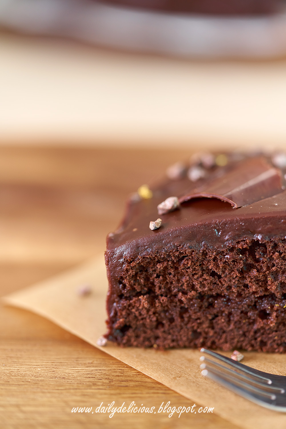 dailydelicious Chocolate Ganache Cake