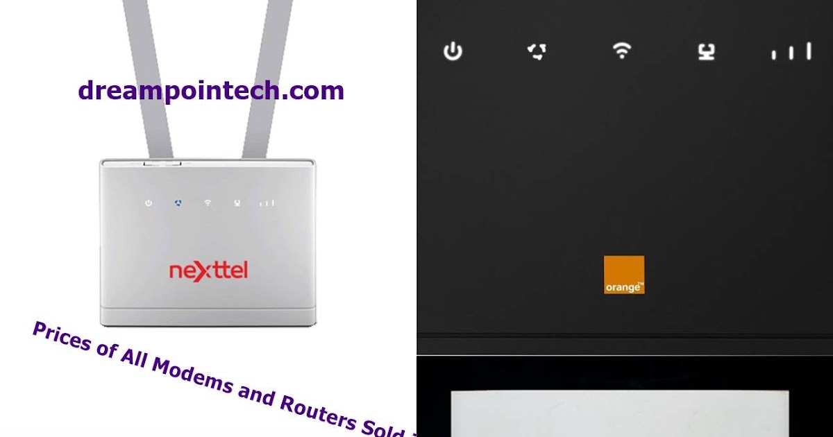 Prices of All Modems and Wifi Box Sold in Cameroon
