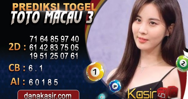 PREDIKSI TOGEL TOTO MACAU 3 10 JUNI 2020 Prediksi Togel